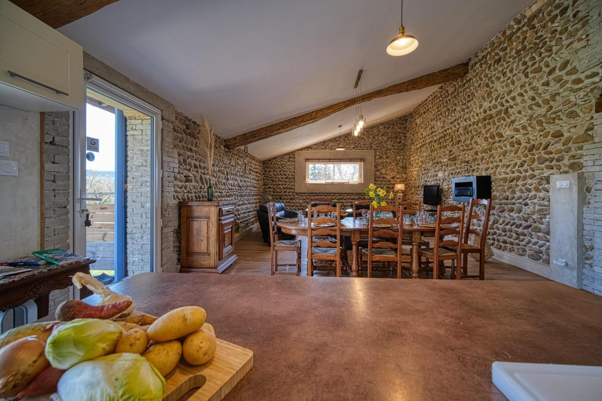 Maison Michonieres - Gite 3 Etoiles - 8 Personnes Miribel  Eksteriør bilde
