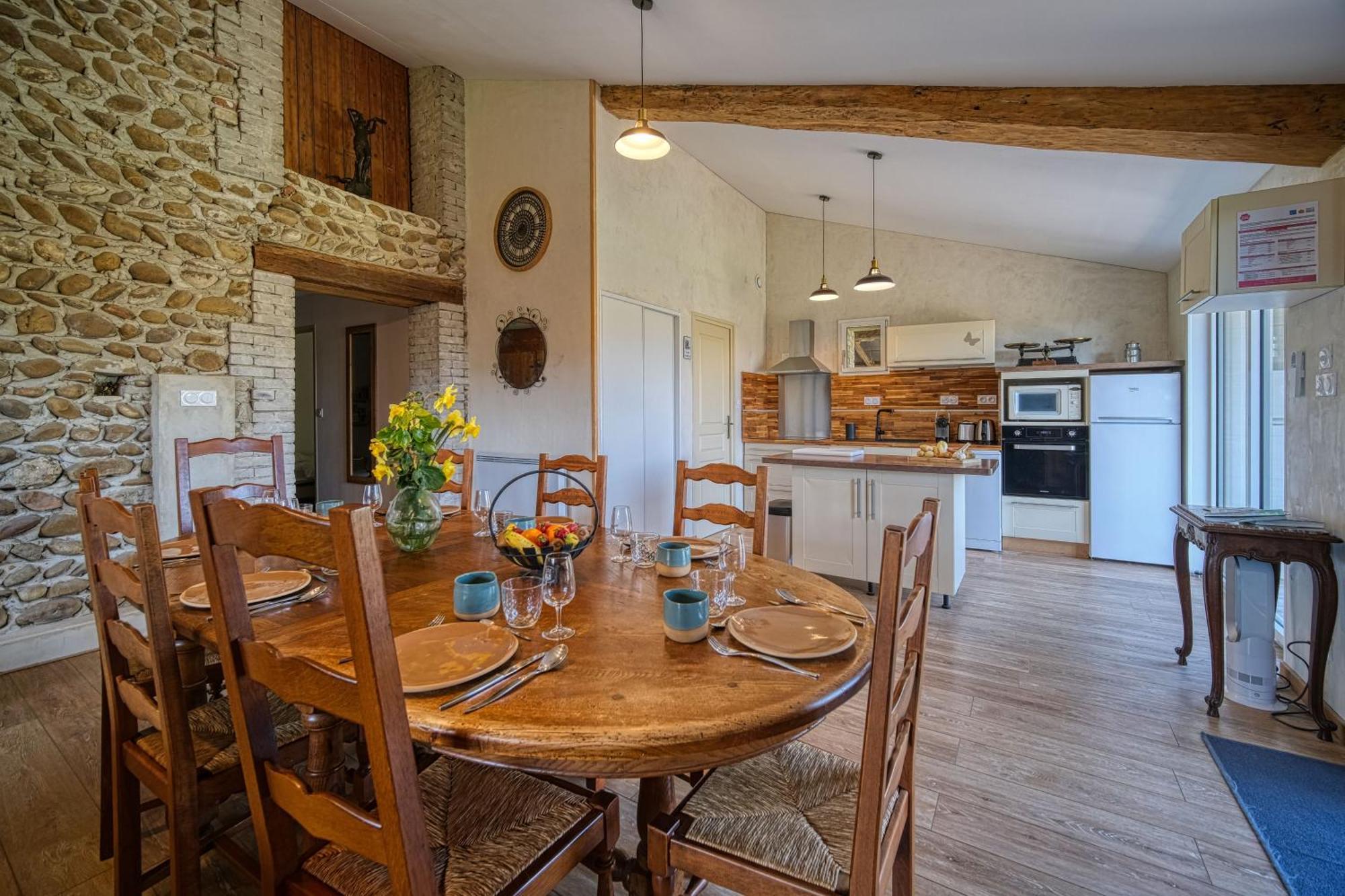 Maison Michonieres - Gite 3 Etoiles - 8 Personnes Miribel  Eksteriør bilde